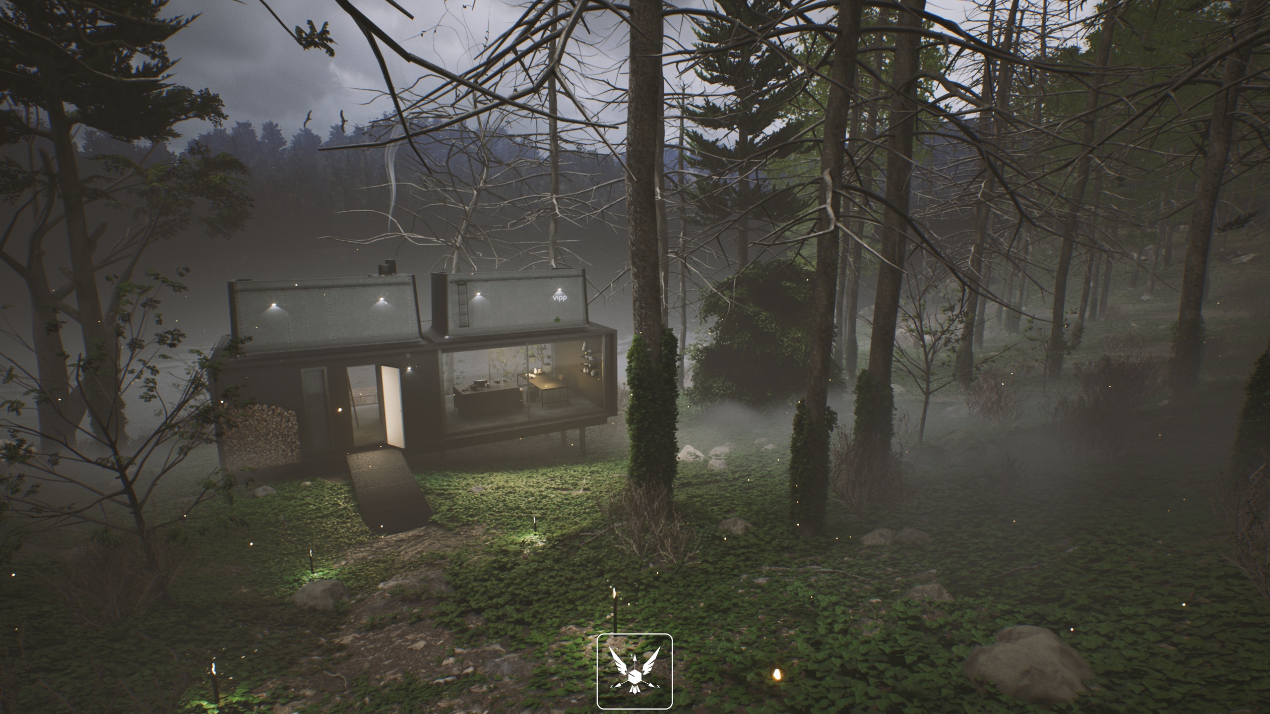 Media 1 for listing Real Lake House - Swedish Forest Environment with Overgrown Ivy (Luxury Camping)