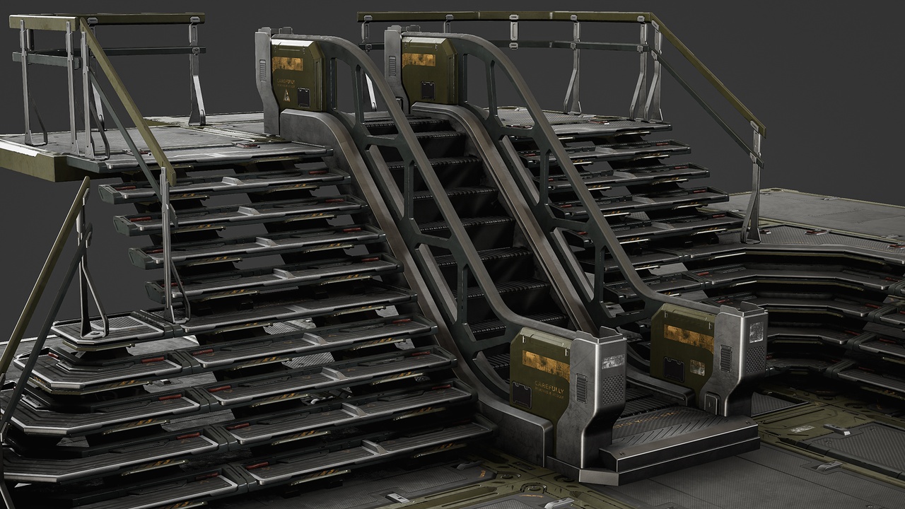 Media 1 for listing Sci-Fi Stairs modular pack