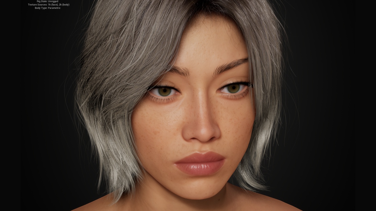 Media 1 for listing Chloe - Metahuman Editable Character