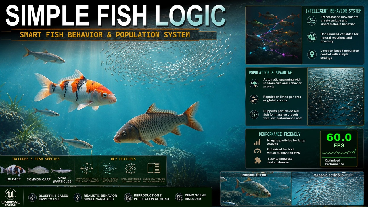 Media 1 for listing Simple fish logic