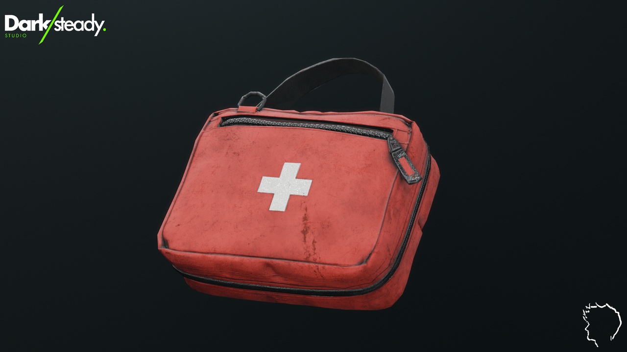 Media 1 for listing First Aid Kit - PBR Game-Ready