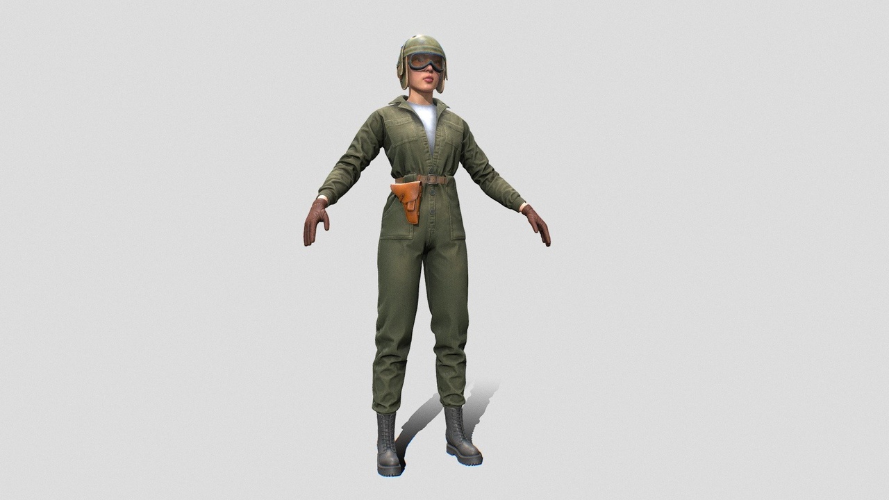 Media 1 for listing Female Pilot