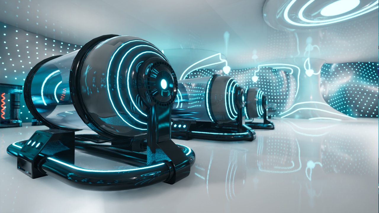 Media 1 for listing MEDICAL LABORATORY MODULAR FUTURISTIC SCI FI