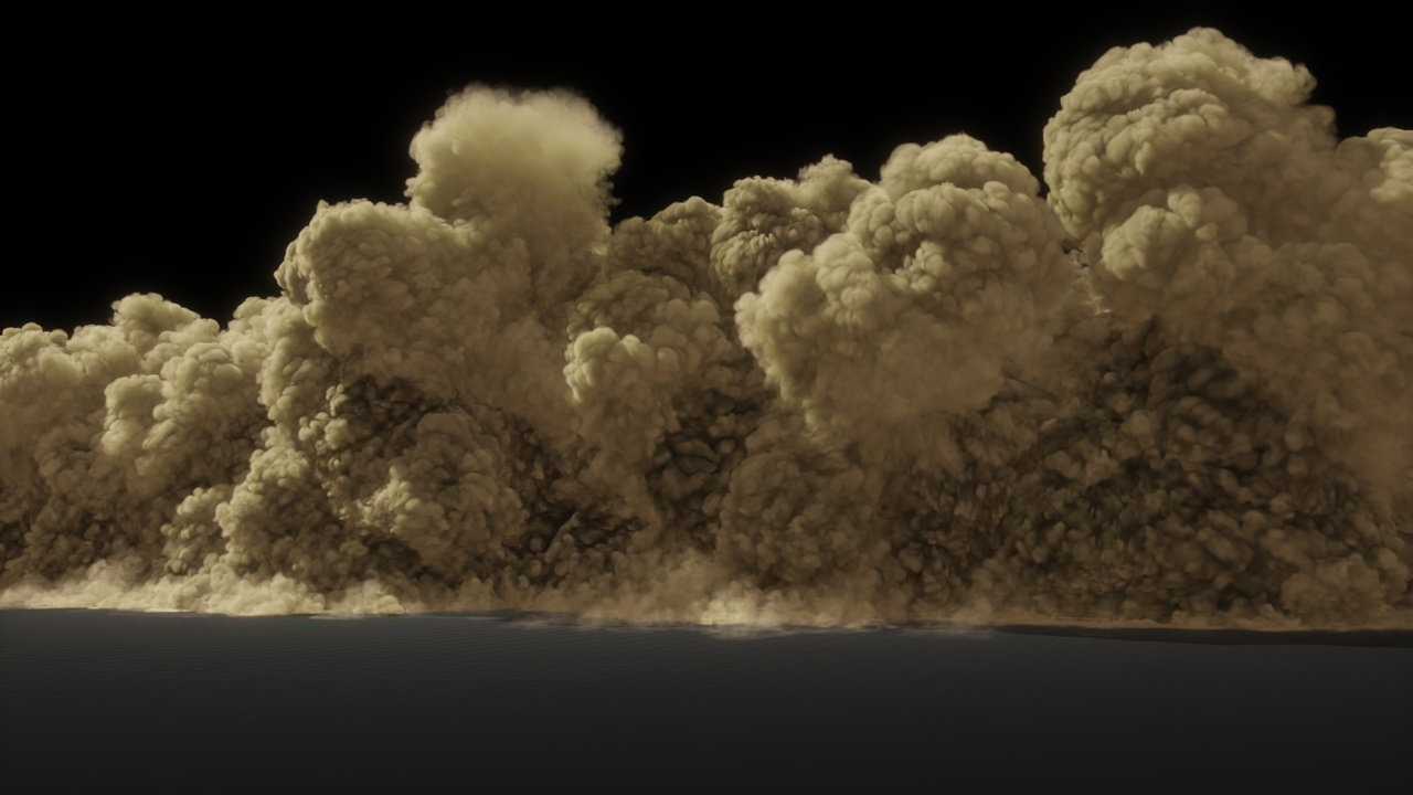 Media 1 for listing Huge Distance Sandstorm Vdb Effects Pack