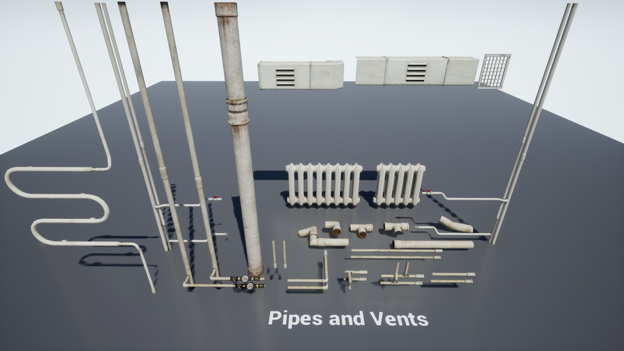 Media 1 for listing Post Soviet Pipes and Vents