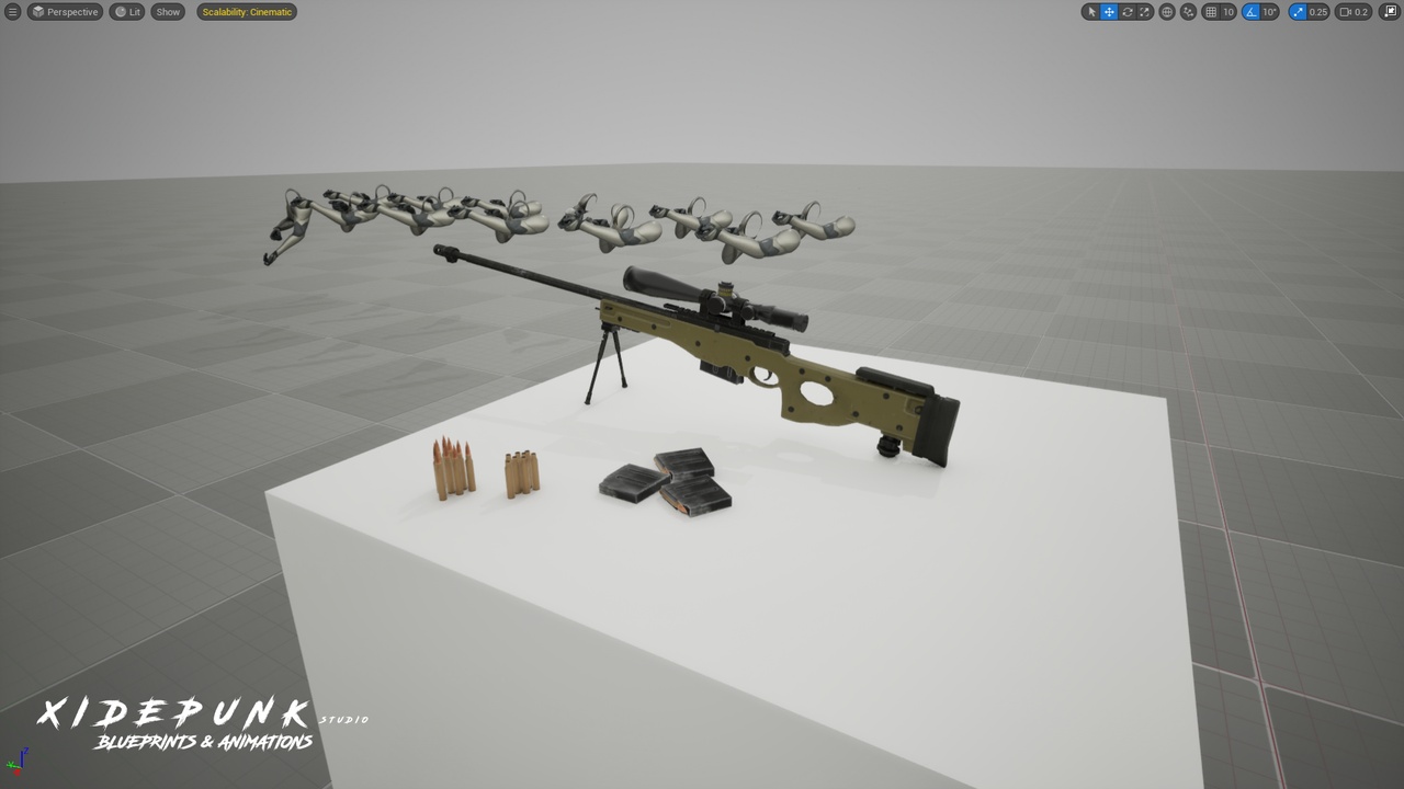 Media 1 for listing First Person Sniper Rifle Animations