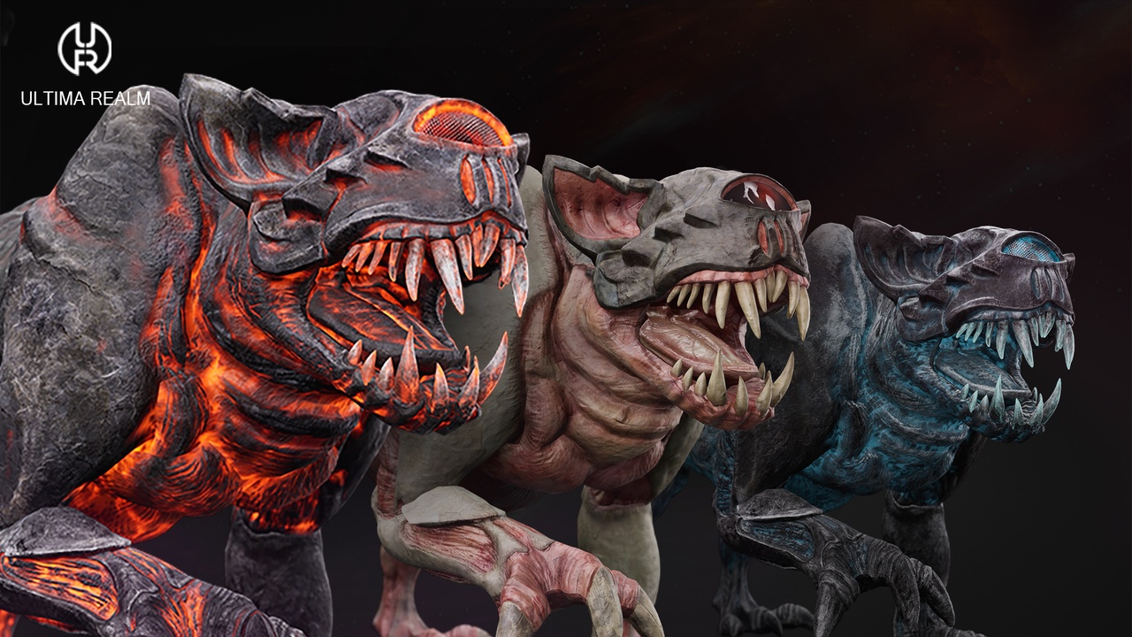 Mutant Creature (Lava, Ice, Flash) Monster NPC | Fab