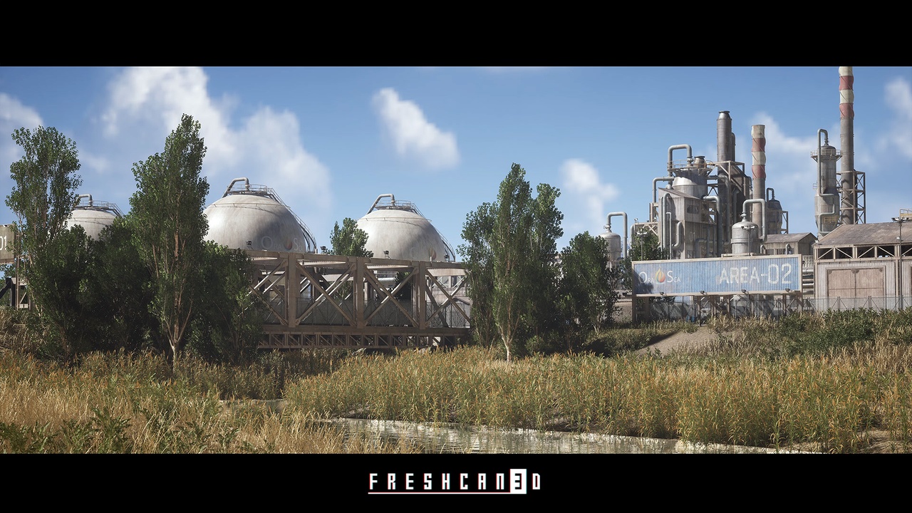 Media 1 for listing Chemical Plant & Refinery Environment ( Refinery, Factory, Factory  Building )