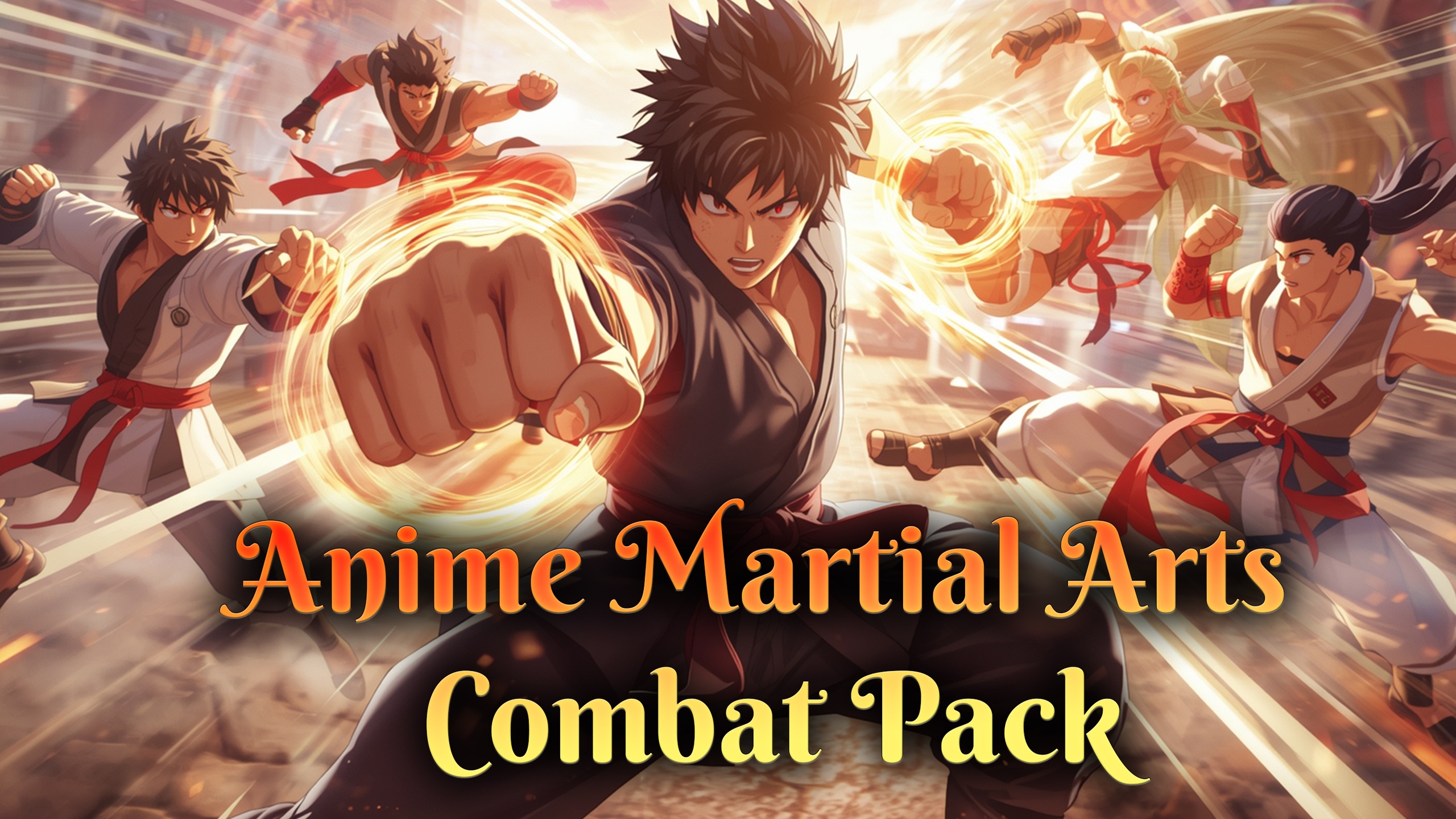 Media 1 for listing Anime Martial Arts Combat Pack