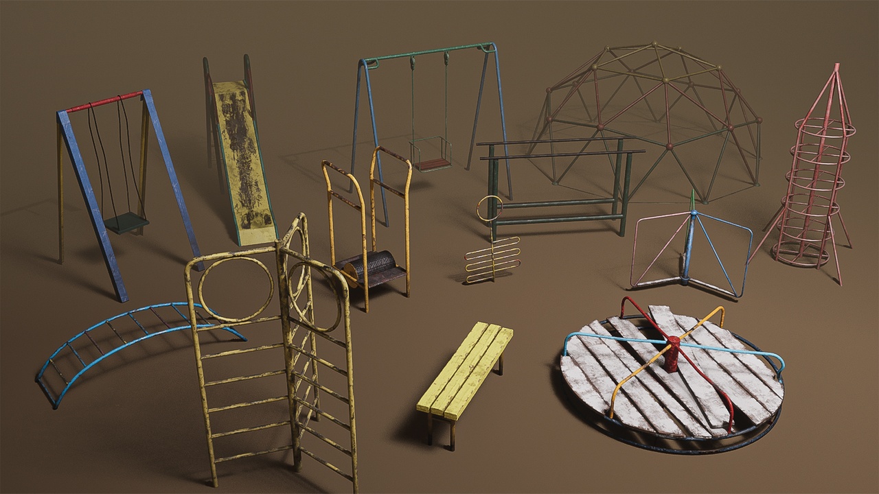 File multimediali per l'articolo Abandoned Soviet Playground: 1