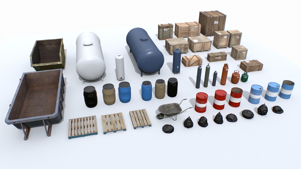 Media 1 for listing Industrial Props Pack 1
