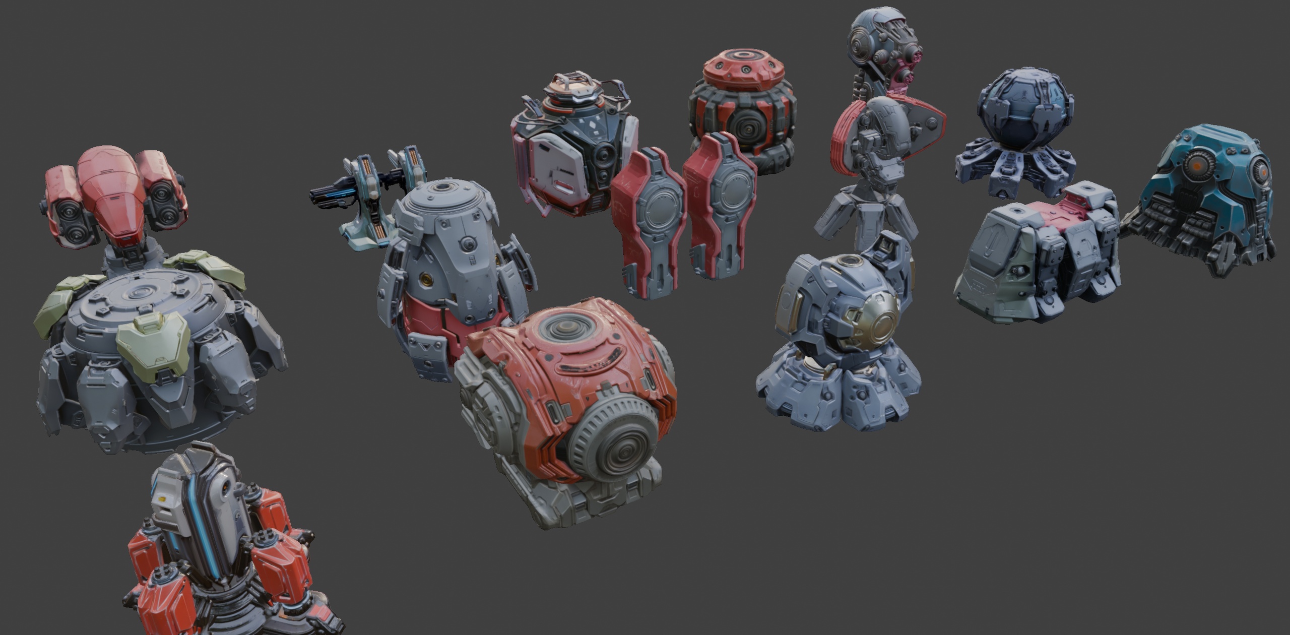 Media 1 for listing Stylized Sci-Fi Props Set 1