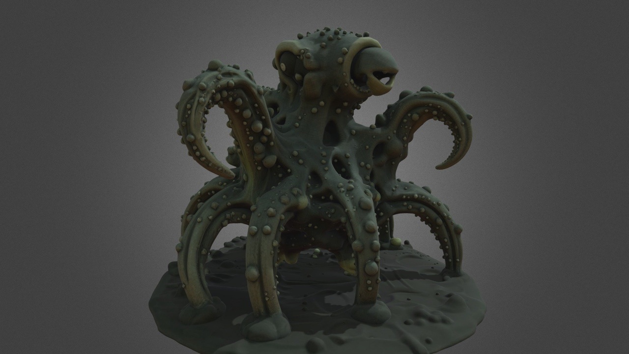 Media 1 for listing Amorphous Black Green Slime