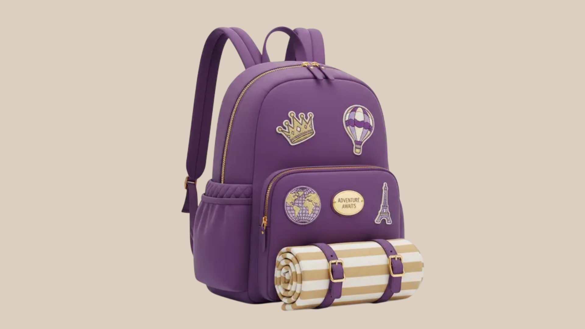 Sylized Rucksack Stylized Travel Backpack Game Ready Prop | Fab