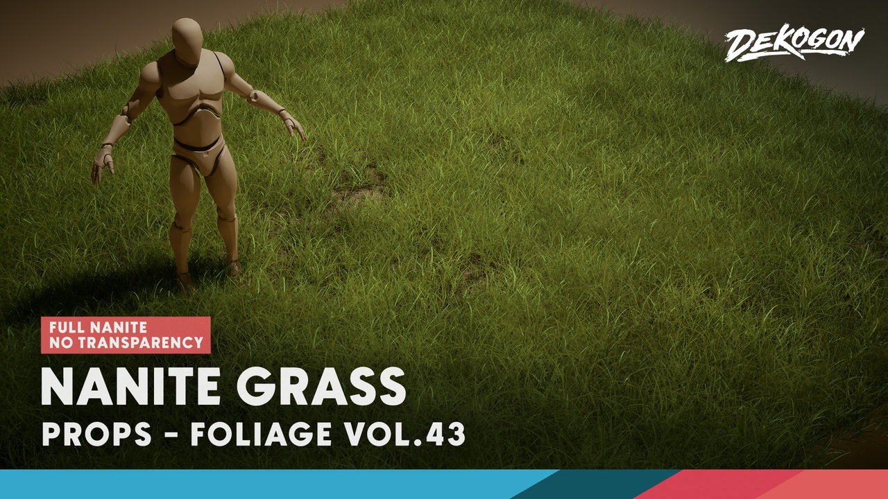 Media 1 for listing Foliage VOL.43 - Nanite Grass (Nanite - NO TRANSPARENCY)