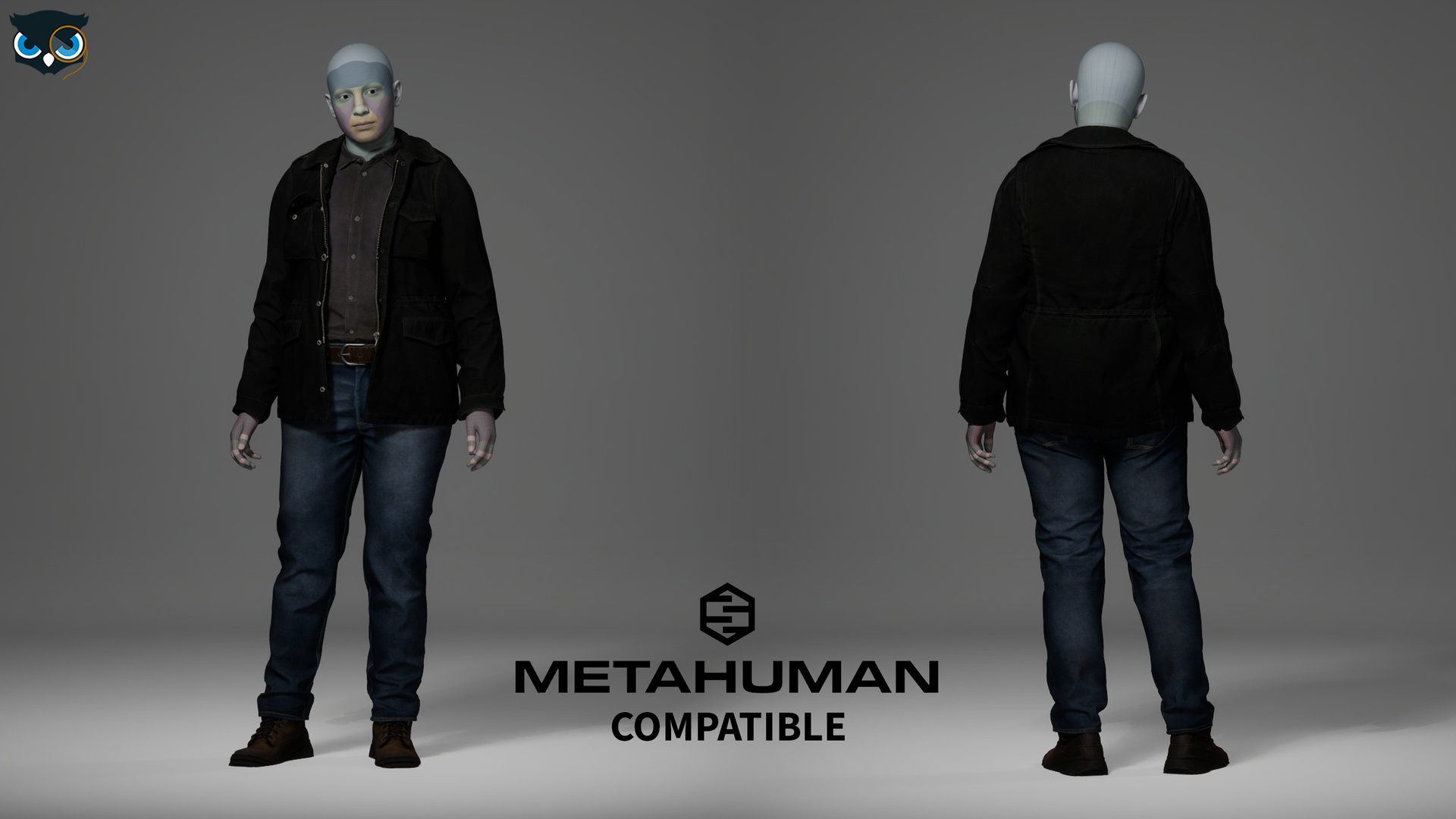 File multimediali per l'articolo Urban Civilian Outfit Casual Jacket Outfit  Shirt & Jeans: 1