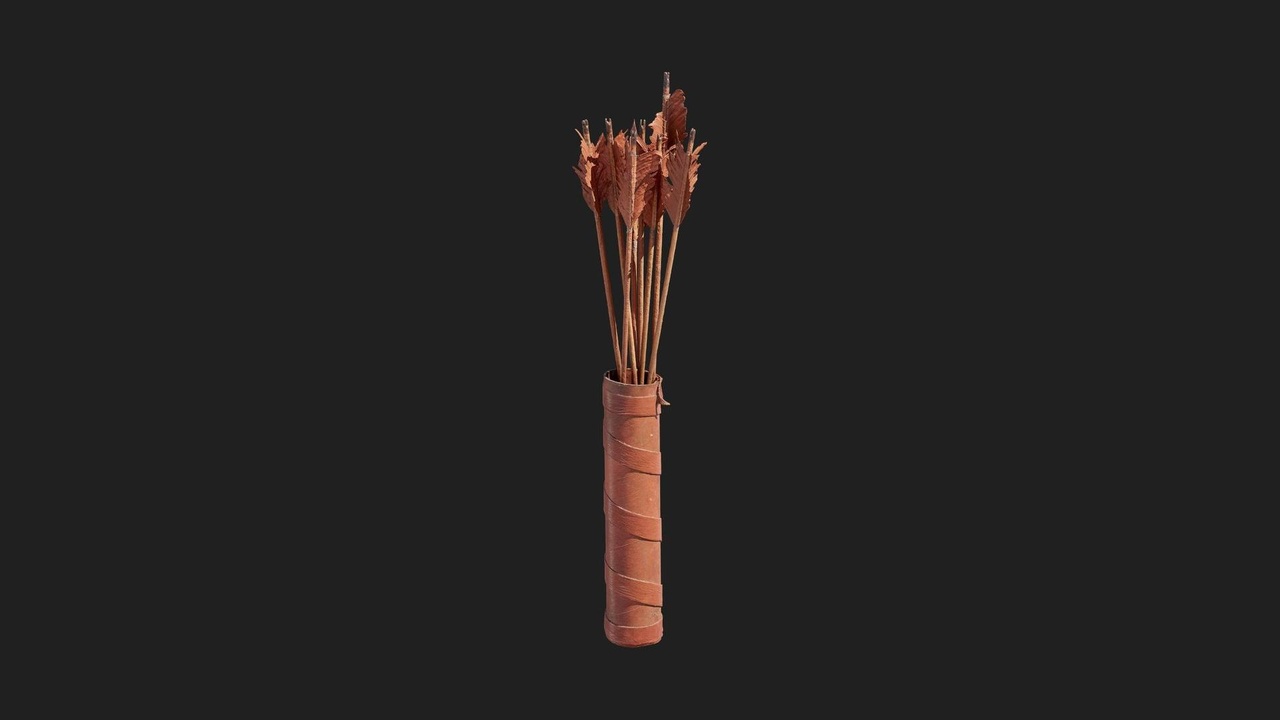 Media 1 for listing Historic Medieval Weapon Quiver Leather Full 01
