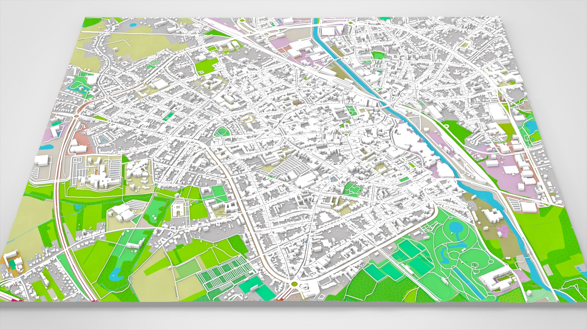 Media 1 for listing Cityscape Aalst Belgium - 3d model