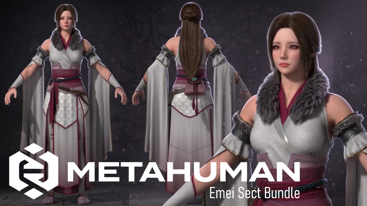 Media 1 for listing MHC: Emei Sect Bundle | MetaHuman