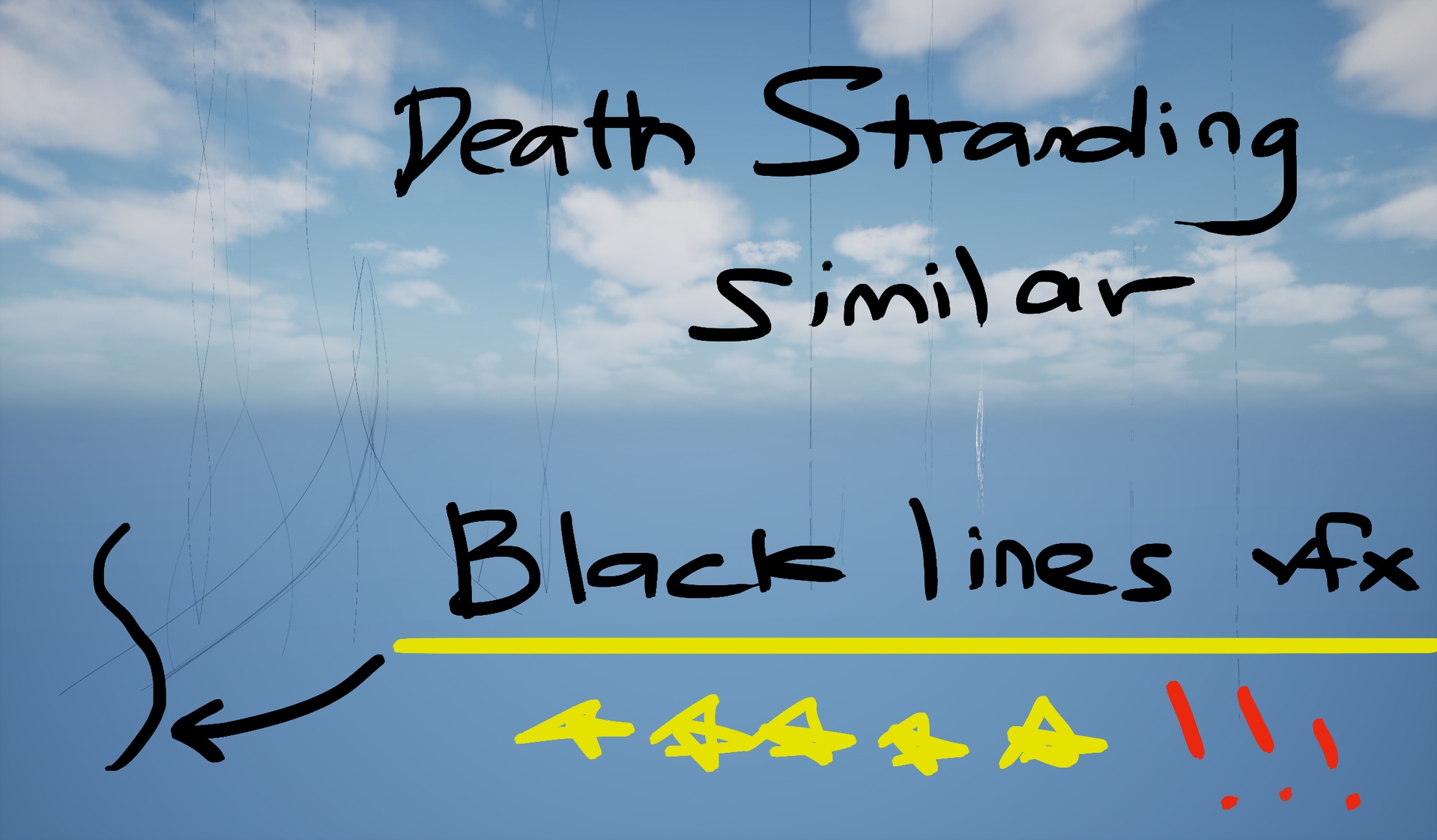 Media 1 for listing Black Lines, Black Strand VFX similar in Death Stranding