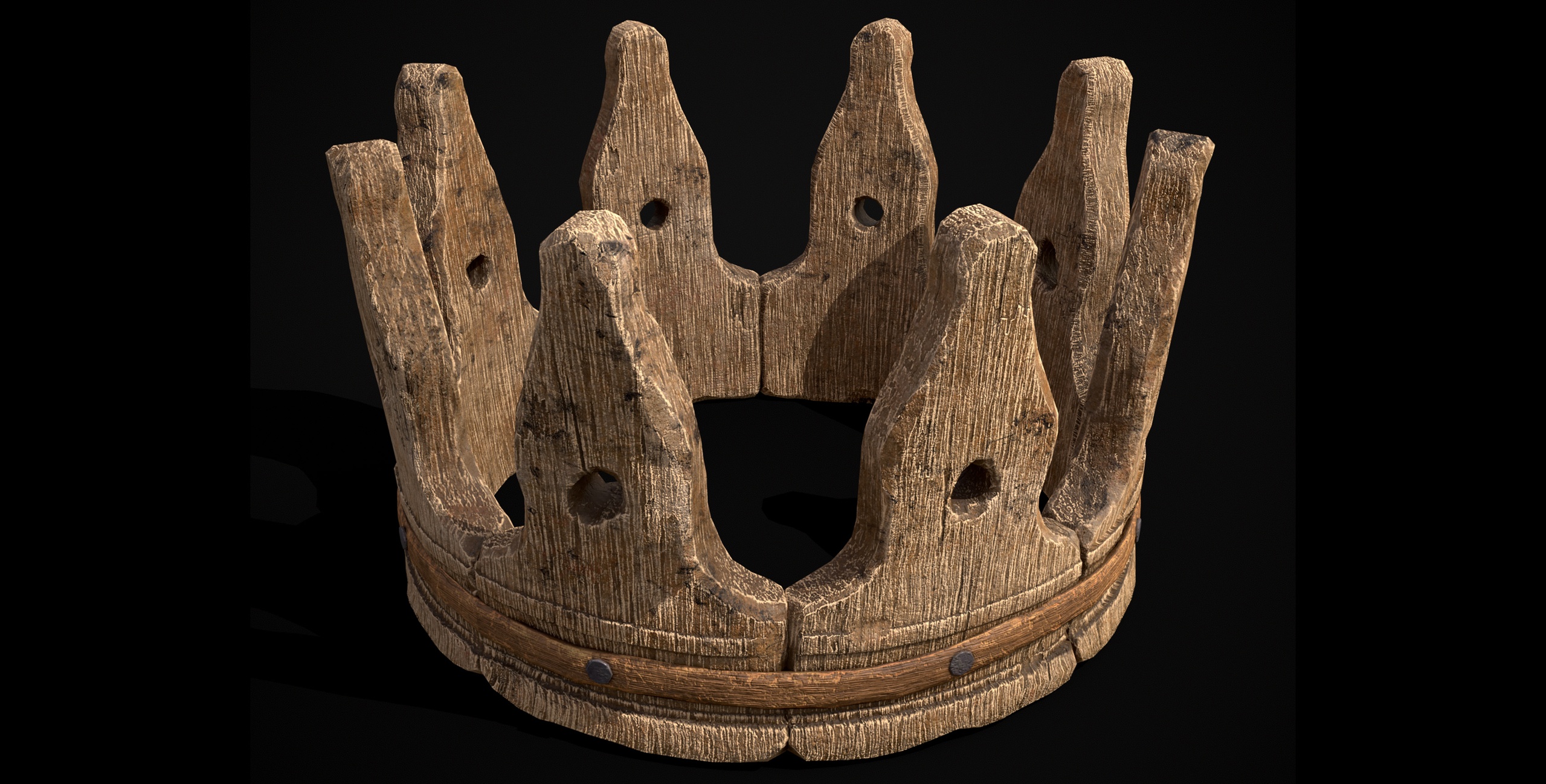 Media 1 for listing Kid Wooden Crown