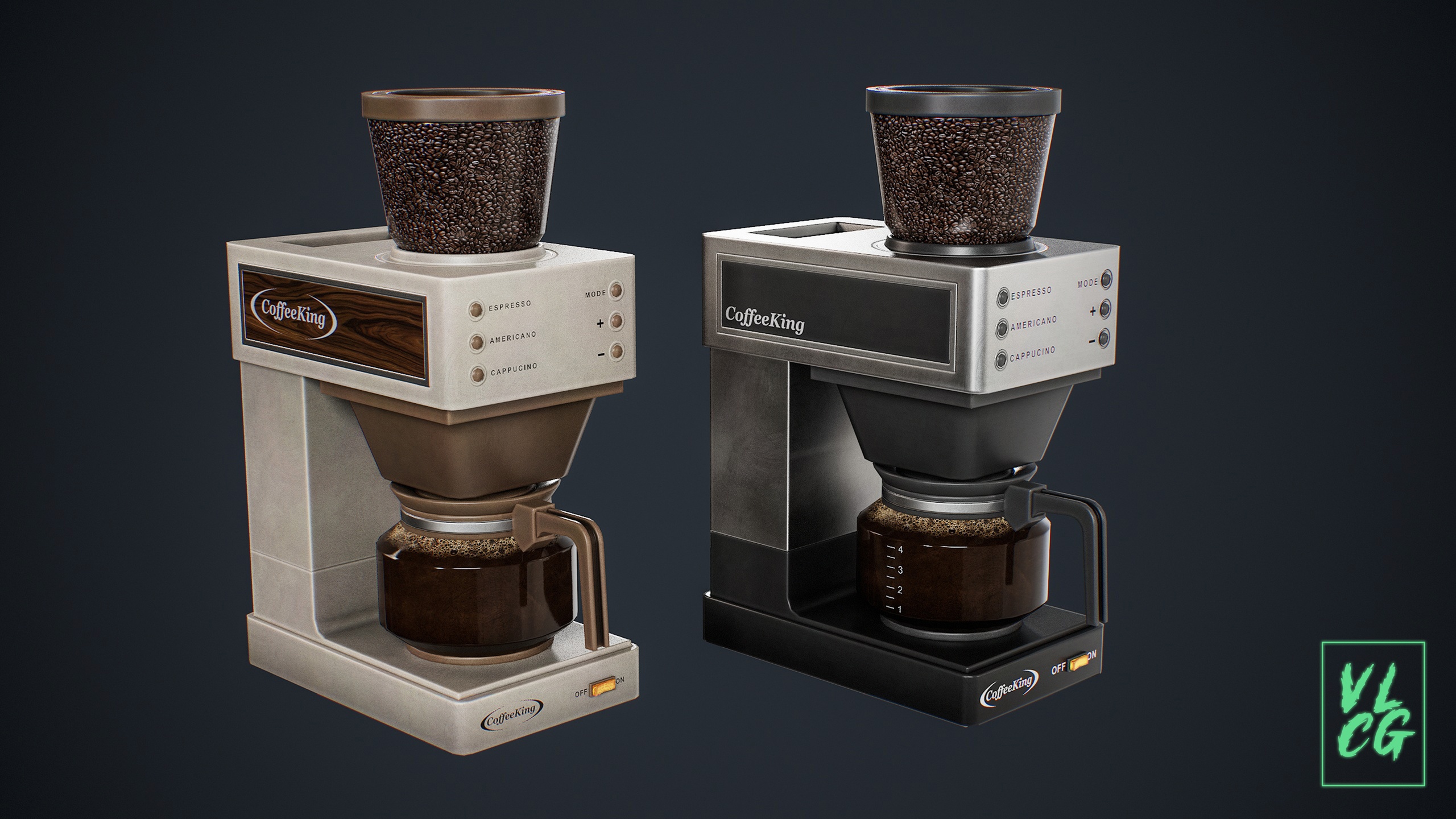 Media 1 for listing VLCG - Coffee Maker - Retro Coffee Machine 1980s
