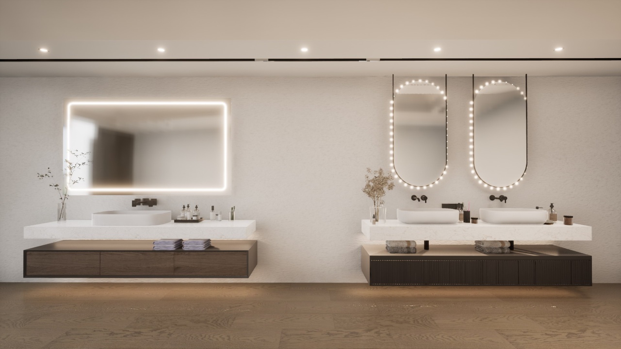 Modern BathroomCabinet LuVol1 제품 등록을 위한 미디어 1개