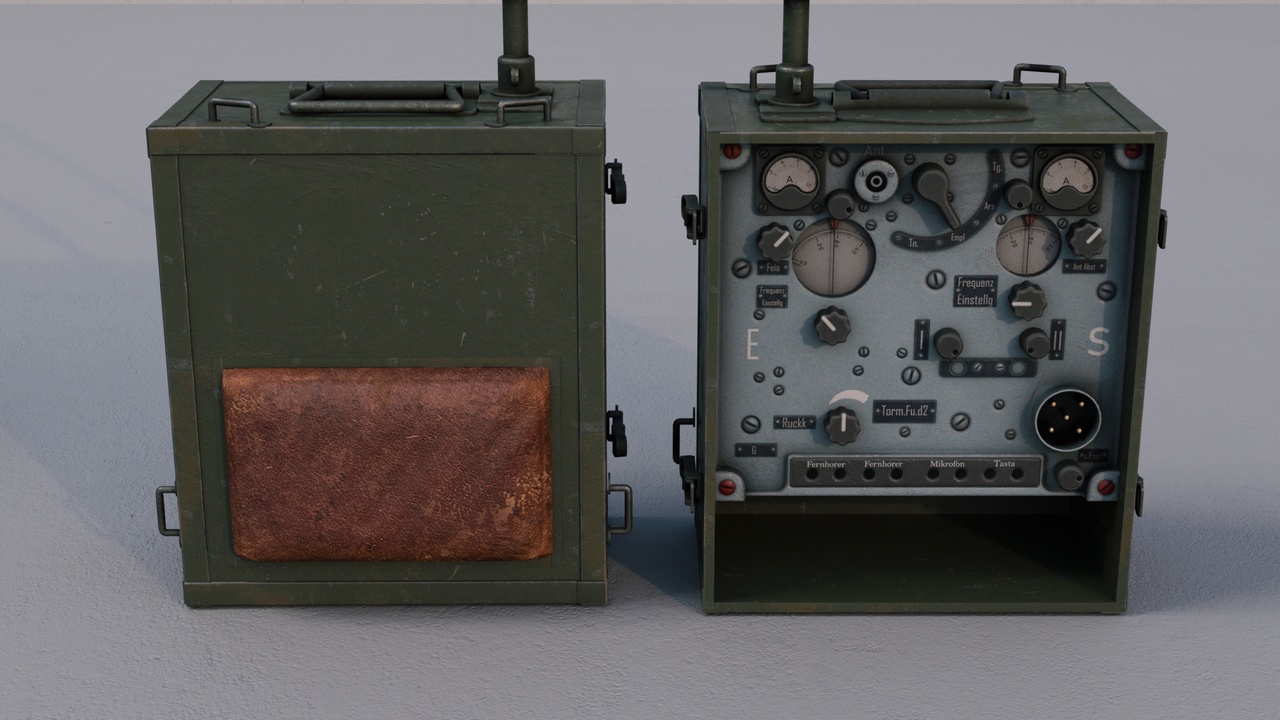 Media 1 for listing WWII German Backpack Radio Transceiver