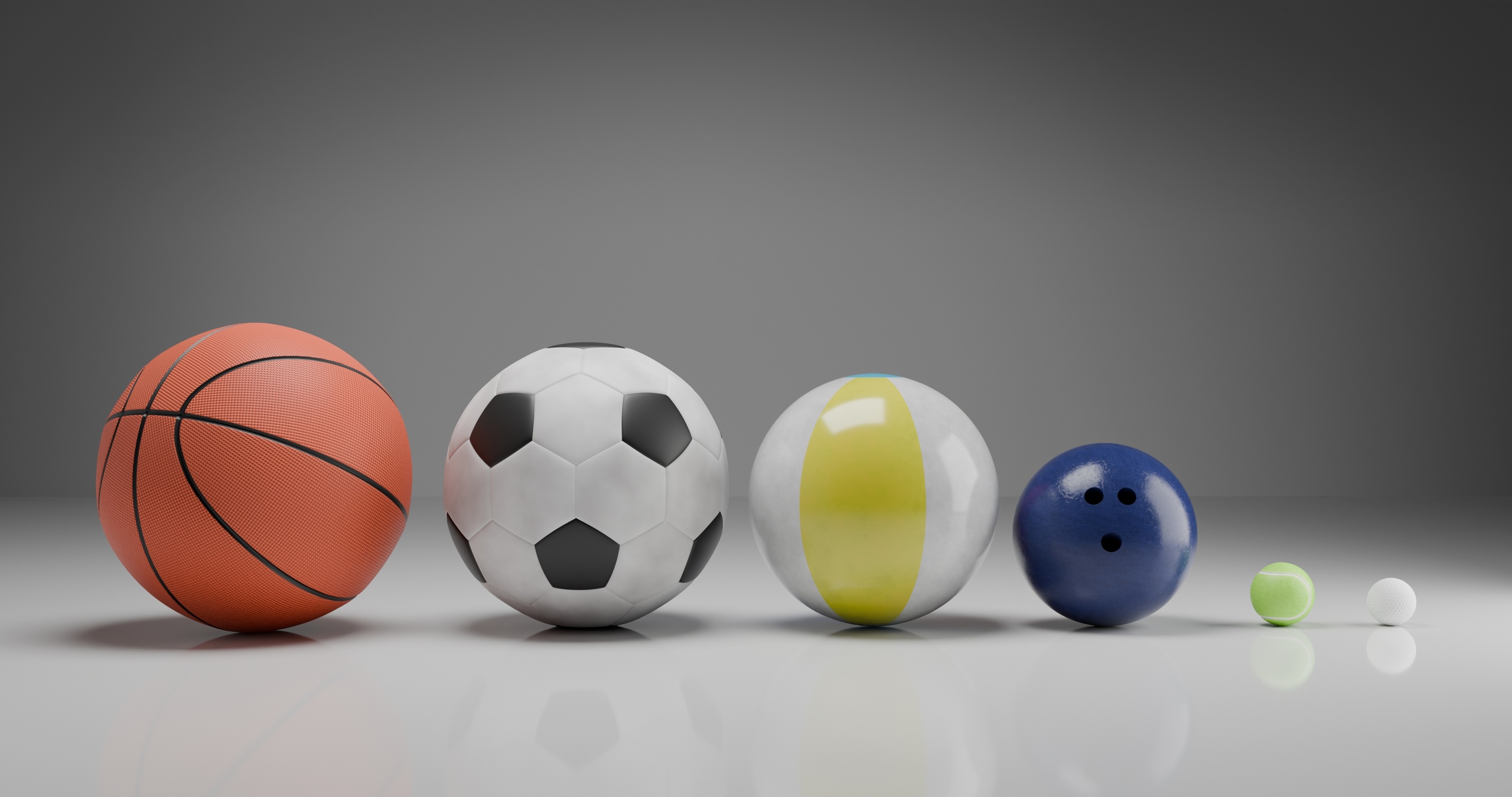 Media 1 for listing Ultimate Sports Balls Pack – Basketball, Soccer Volleyball Bowling Tennis & Golf