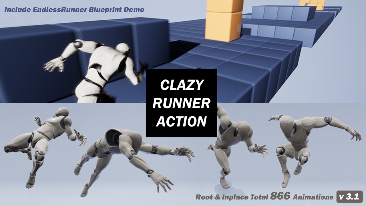 Media 1 for listing CLazy Runner Action Pack