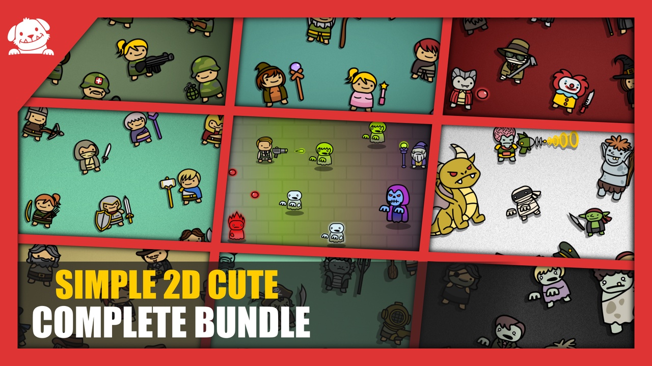 Media 1 for listing Simple 2D Cute Complete Bundle
