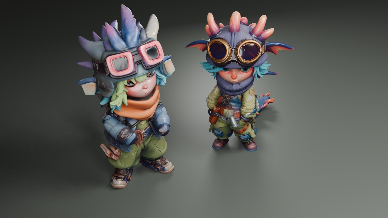 Media 1 for listing Free Chibi Dragonsπ