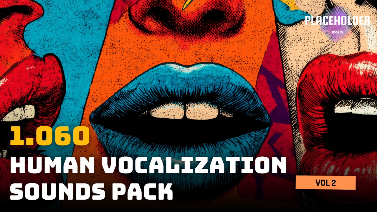 Media 1 for listing Human Vocalization Sounds Pack - Vol 2