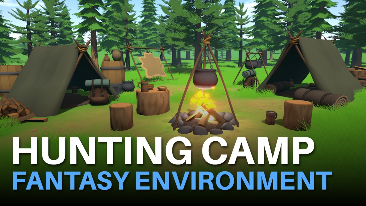 Media 1 for listing Hunting Camp - Fantasy Environment