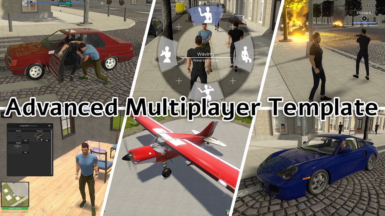 Advanced Multiplayer Game Template ilanı için 1. medya