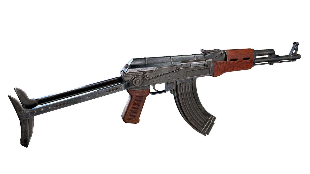 AK-47 Folding Stock 3D Model | Fab