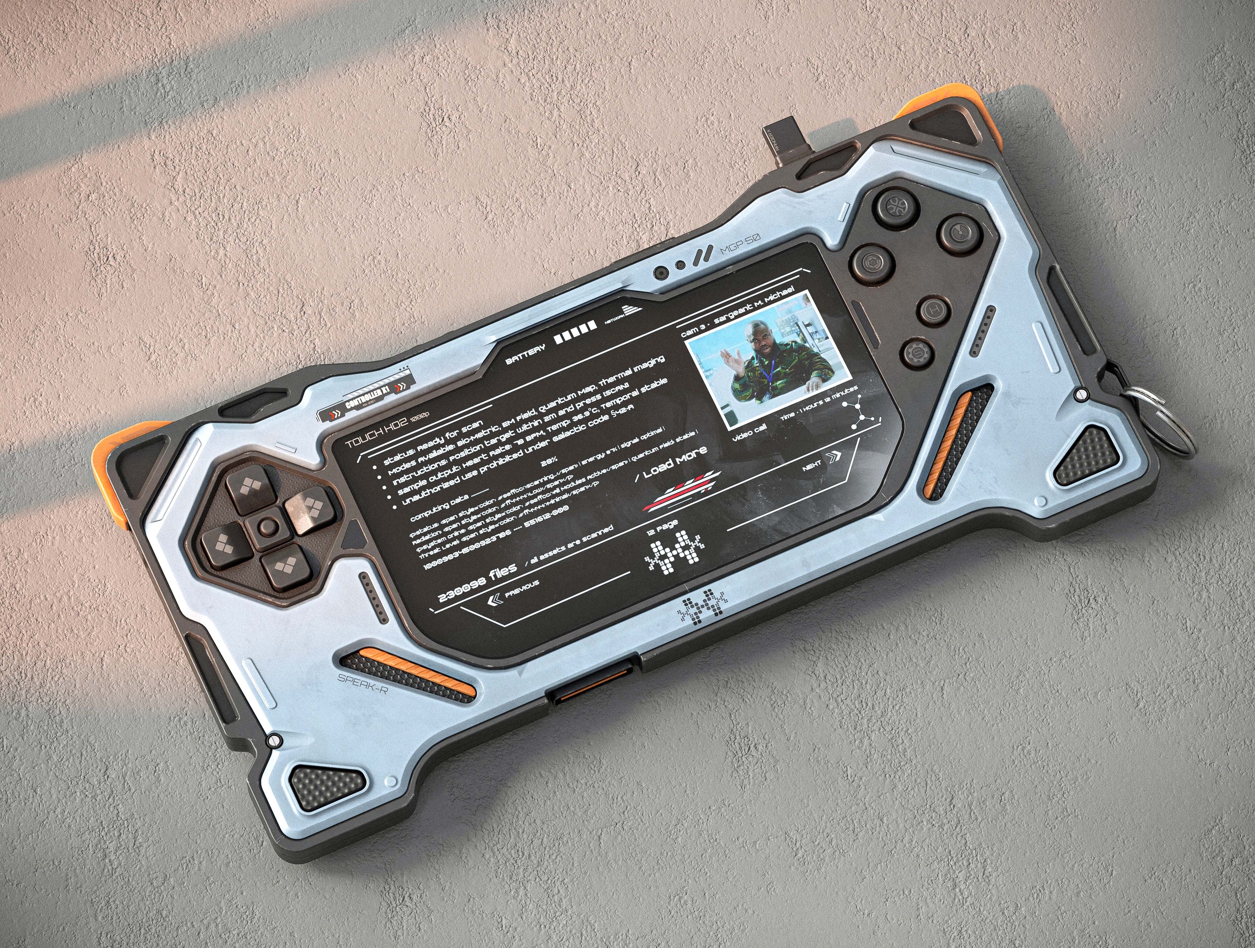 Media 1 for listing Sci-fi Controller X1 PBR