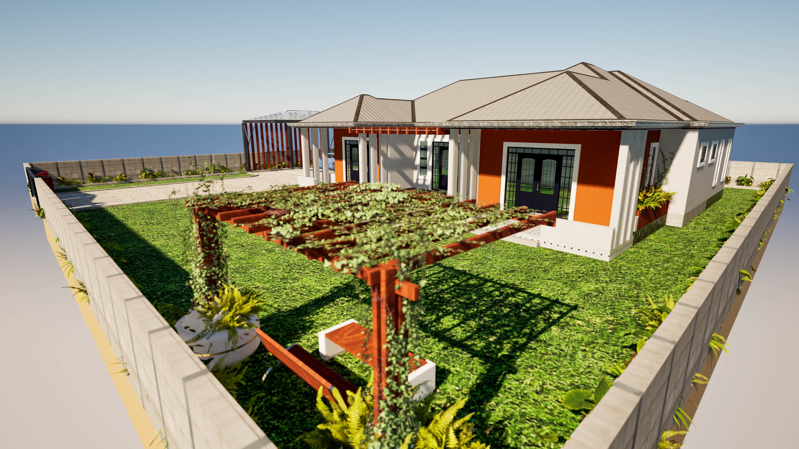 Media 1 for listing Modern 3 Bedroom Bungalow and Compound