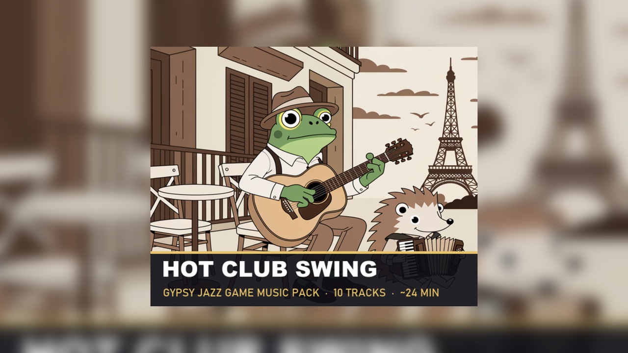 Media 1 for listing Hot Club Swing - Gypsy Jazz Game Music Pack