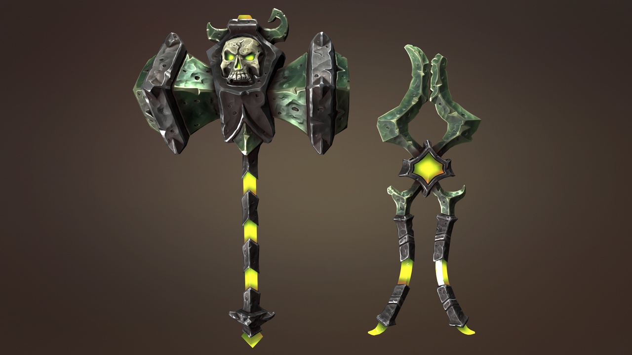Media 1 for listing Undead blacksmith hammer and tongs