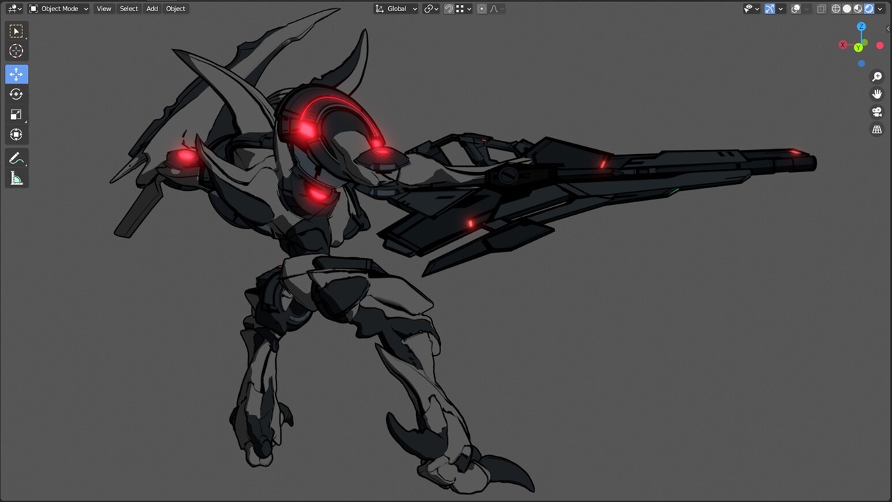 Media 1 for listing Anime Style: Alien TROOPER-COMMANDO