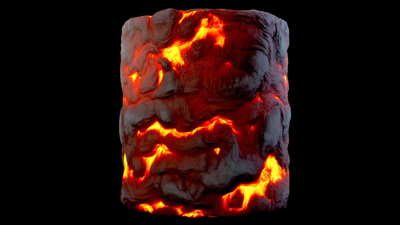 Media 1 for listing Lava Seamless Substance PBR material and textures