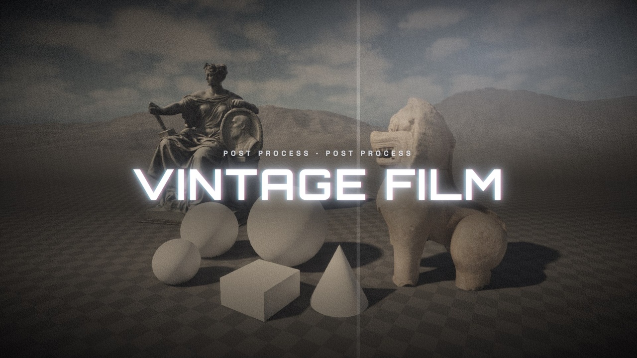 Media 1 for listing Vintage & Noir Film - Post Process Pack