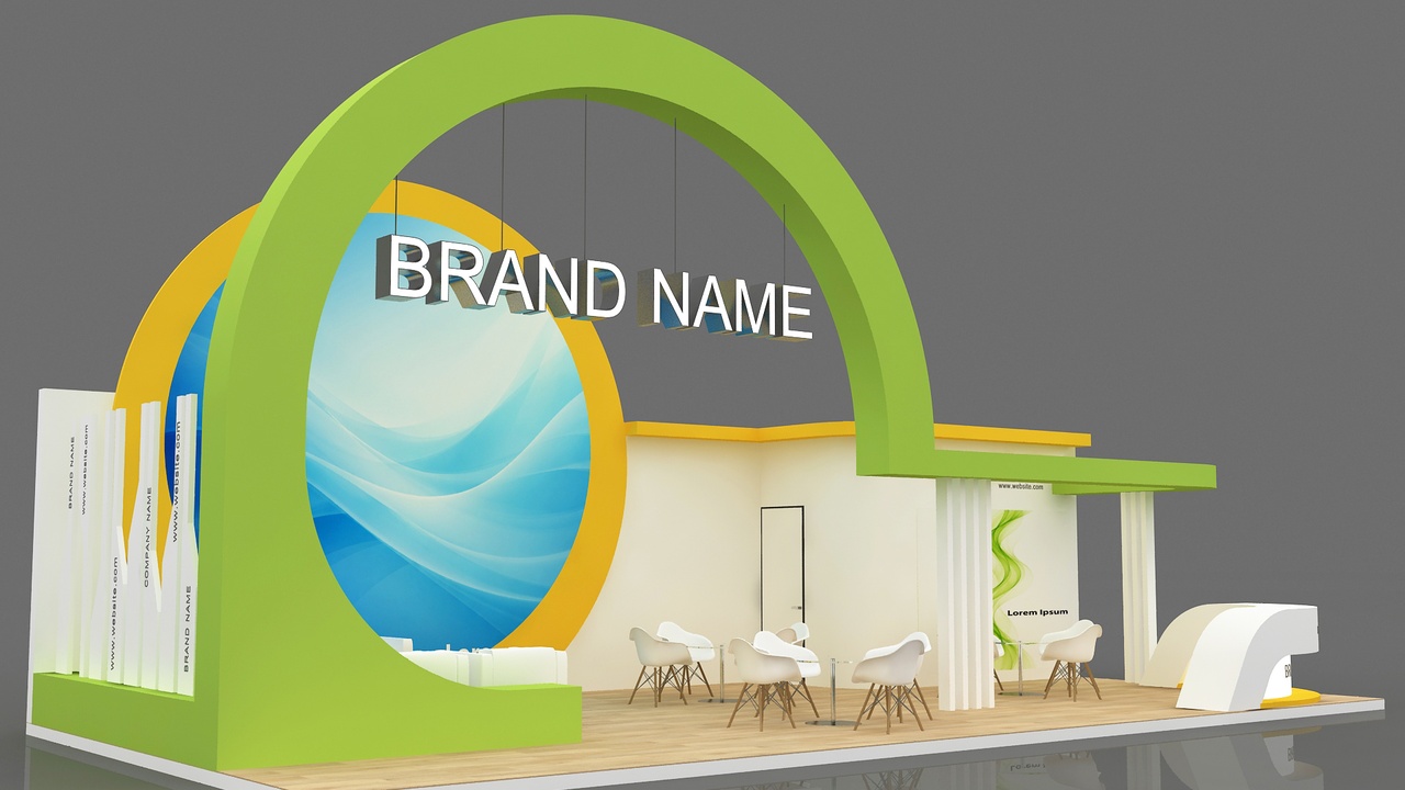 Media 1 for listing 3d exhibition stand
