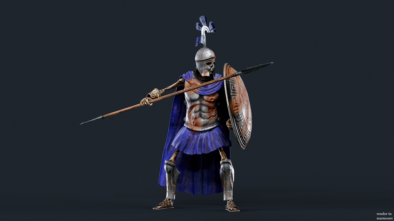 Media 1 for listing SKELETON SPARTAN ROYAL