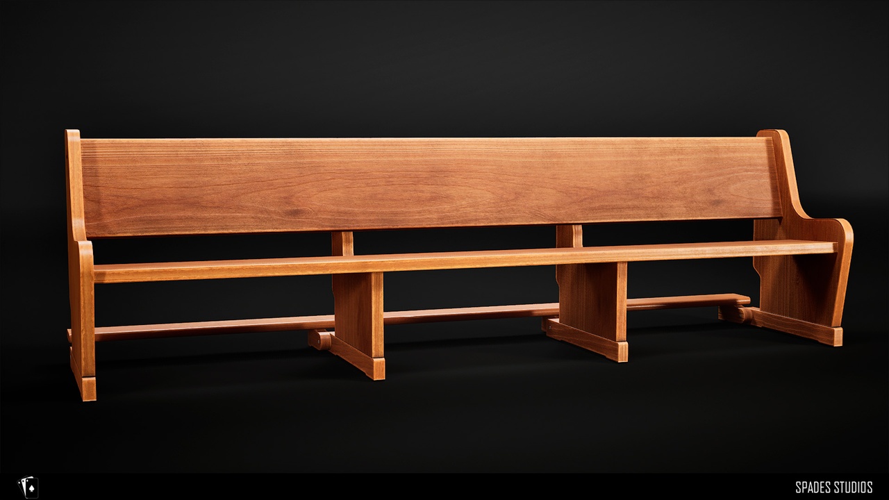 Media 1 for listing Church Bench