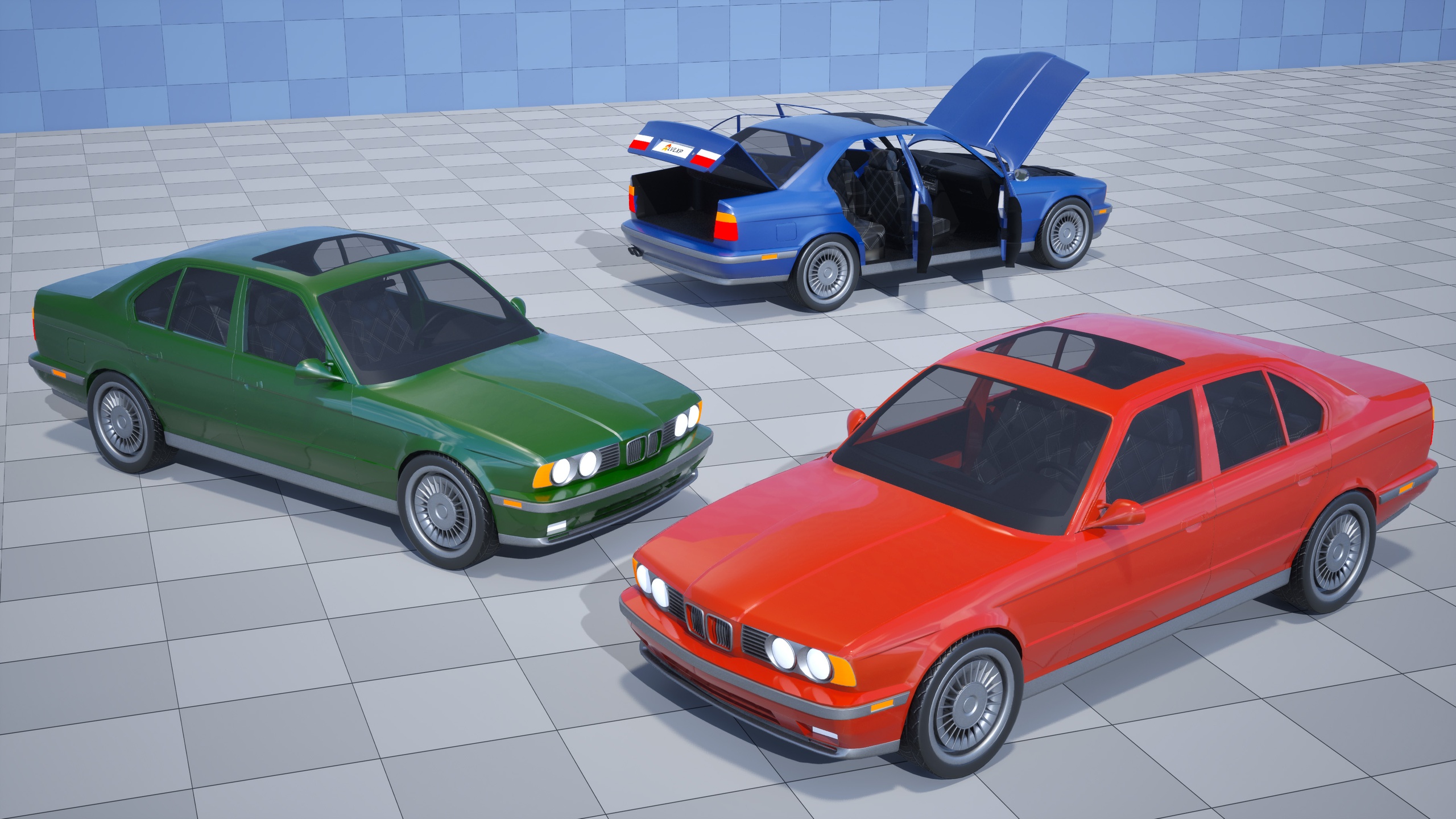 Media 1 for listing Stylized Drivable Vehicles - Sedan Car "Stratos"