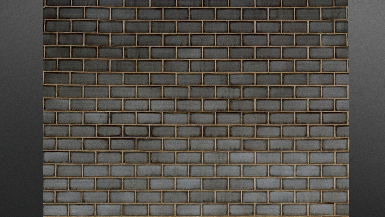 Media 1 for listing Dark tiles texture wall