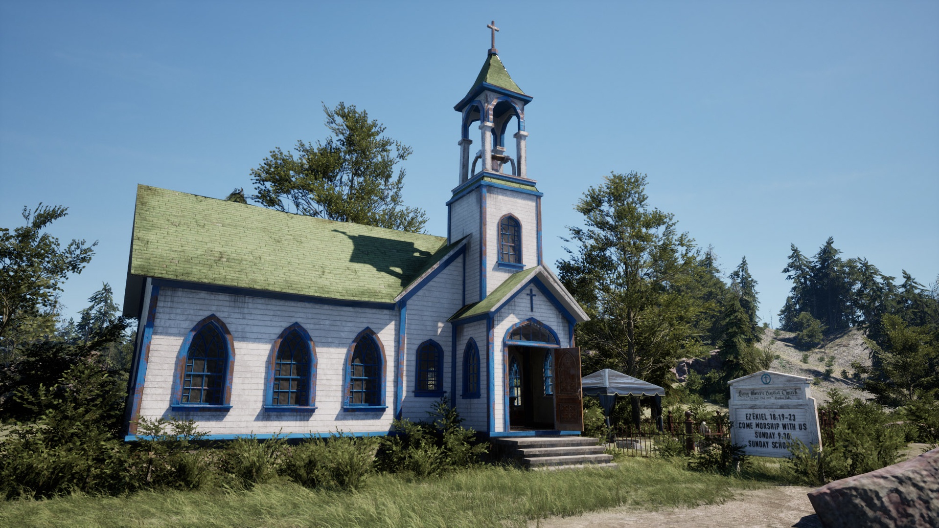 Media 1 for listing Country Church & Cemetery Kit