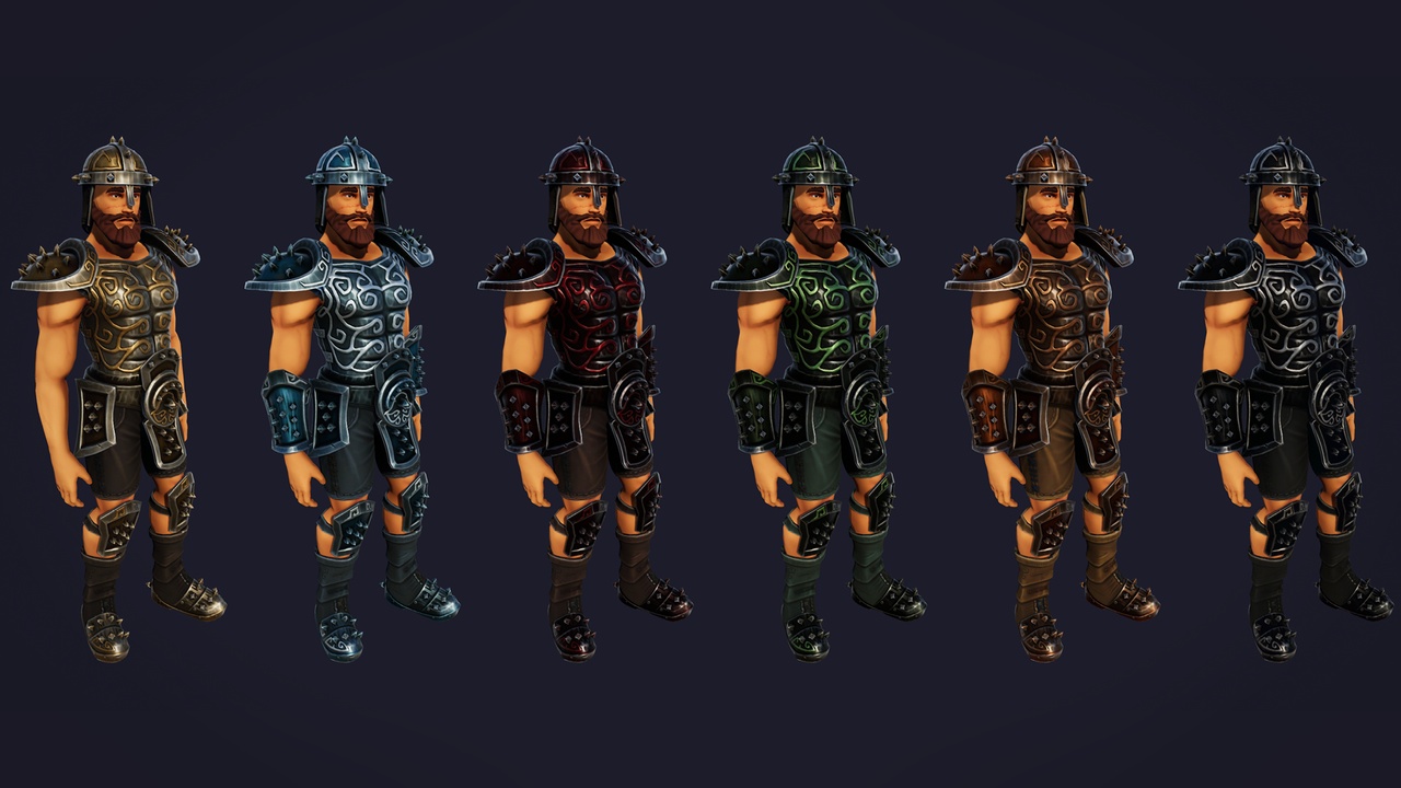 Media 1 for listing Savage Armor Set - Stylized RPG